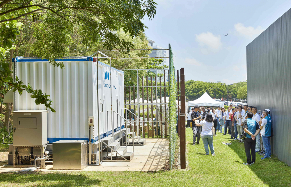 友達西大墩窯文化館建置屋頂全綠電及儲能櫃，為兼具創能儲能的永續綠能場域