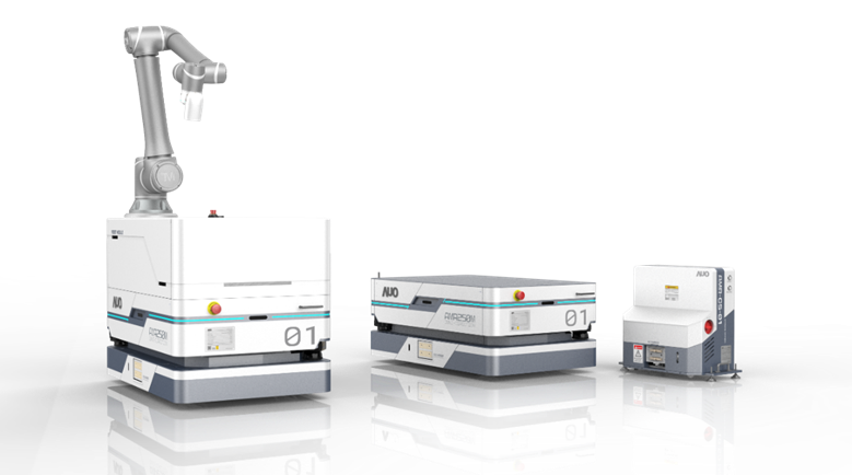 友達數位開發的自主式移動機器人（AMR250M），搭配全向輪並結合AI演算法、2D LiDAR、3D攝影機等技術，協助客戶實現產線全自動化